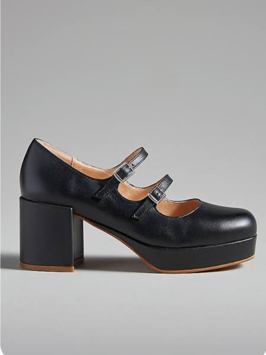 INTENTIONALLY BLANK Shoes - INTENTIONALLY BLANK Over Time Platform Mary Jane Block Heels Spain EU 40